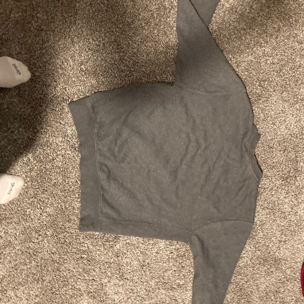 Gray Nike crew neck